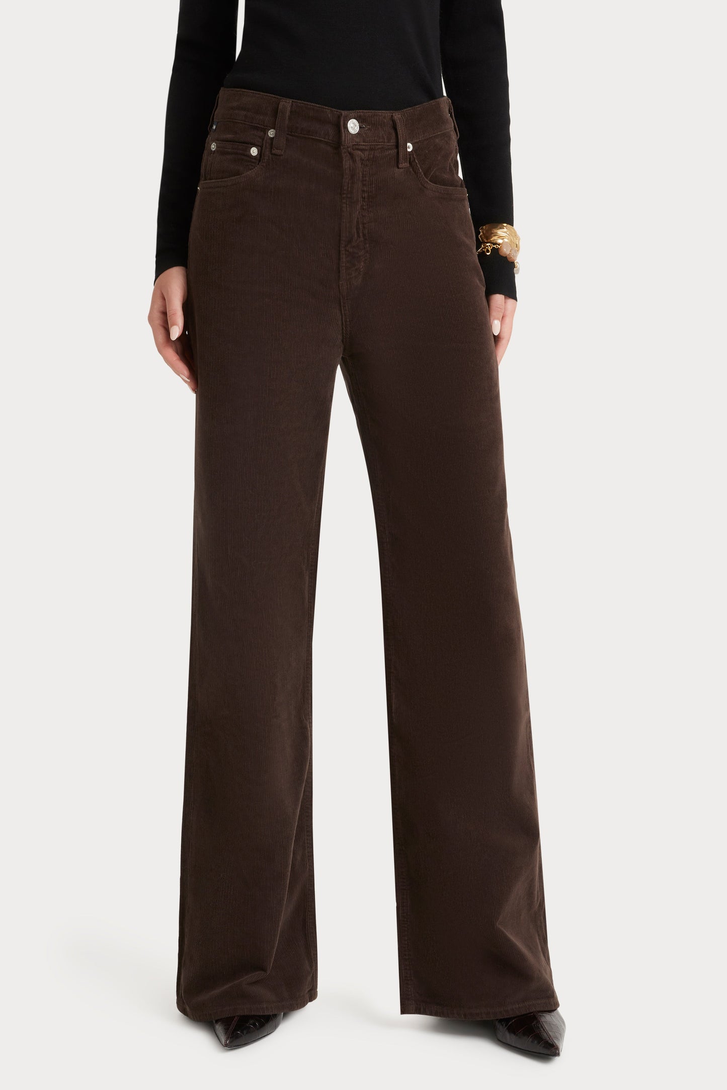 Citizens of Humanity Paloma Corduroy - Chocolate