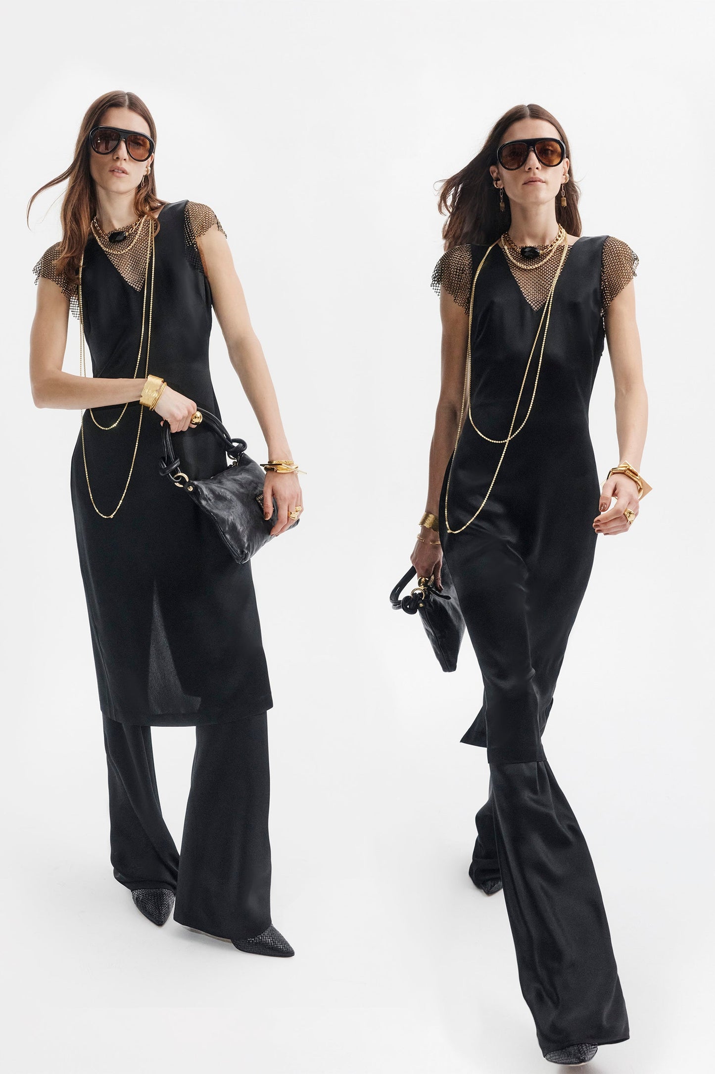 Mimi dress - Black & Gold