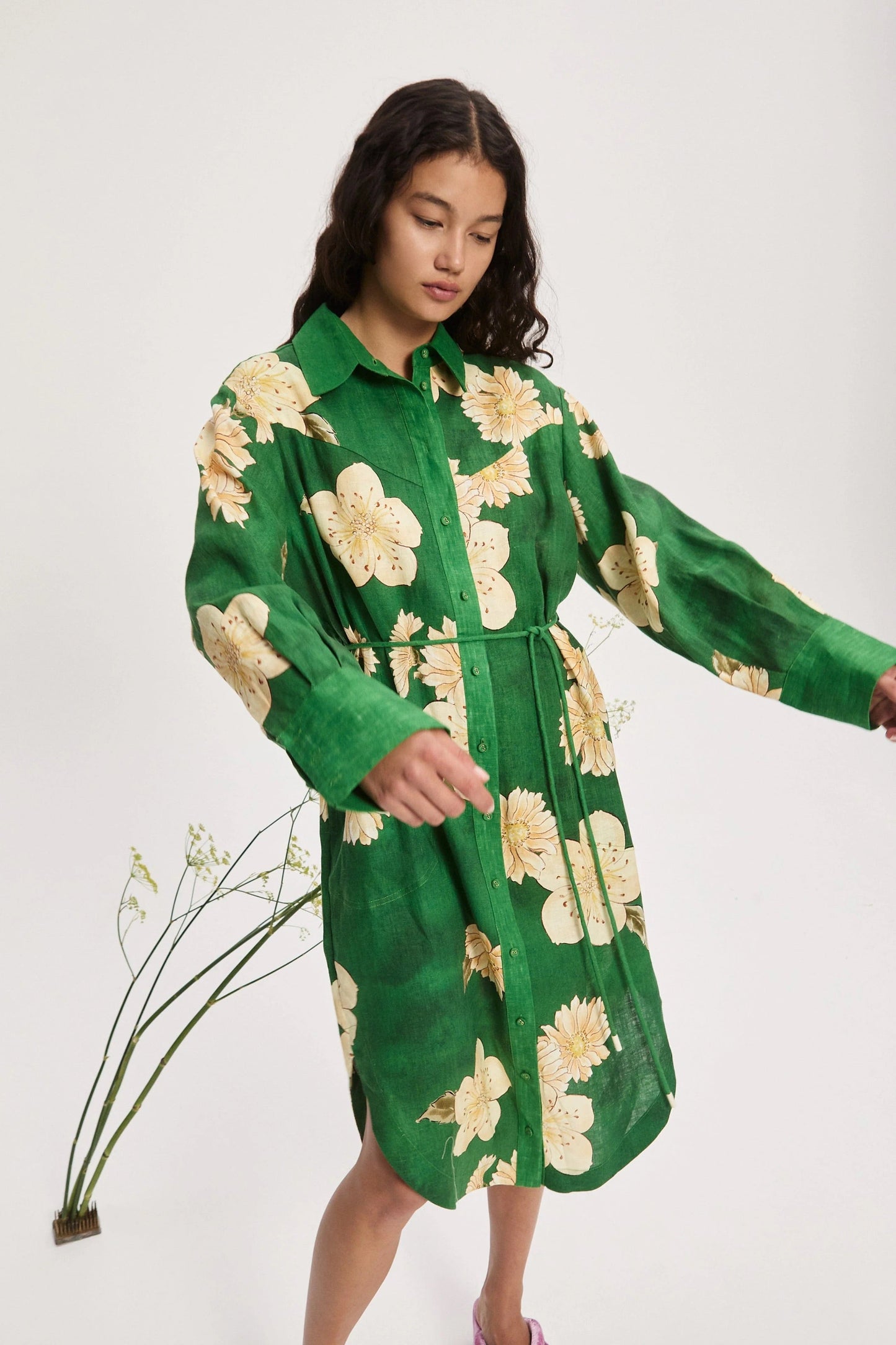 Alemais SAGE DRESS - Green