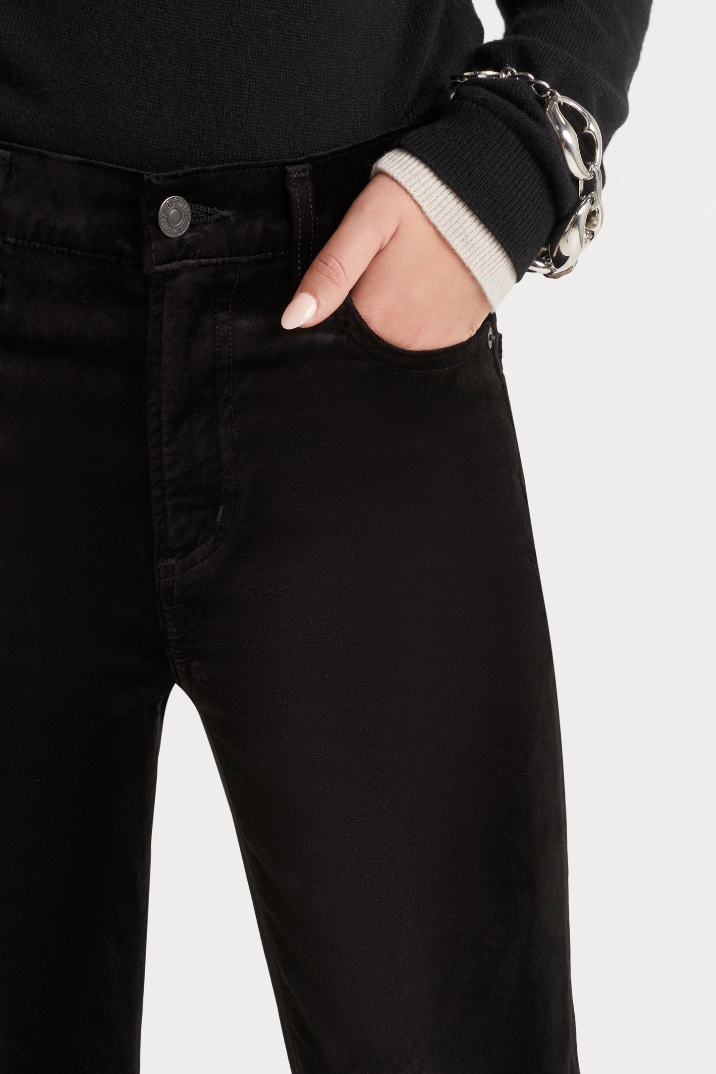 Citizens of Humanity Harlow Velvet - Black