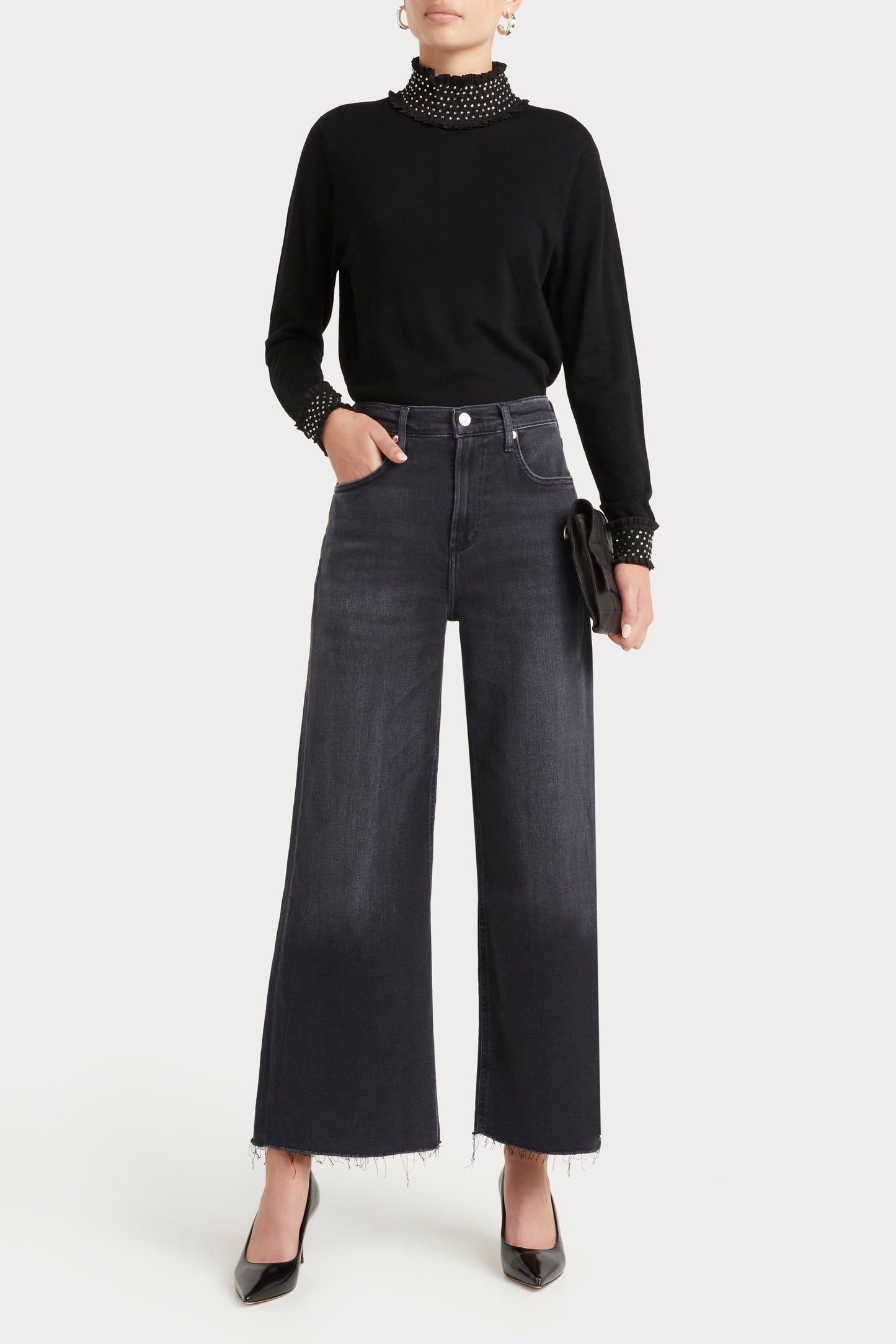 Citizens of Humanity Lyra Crop - Black