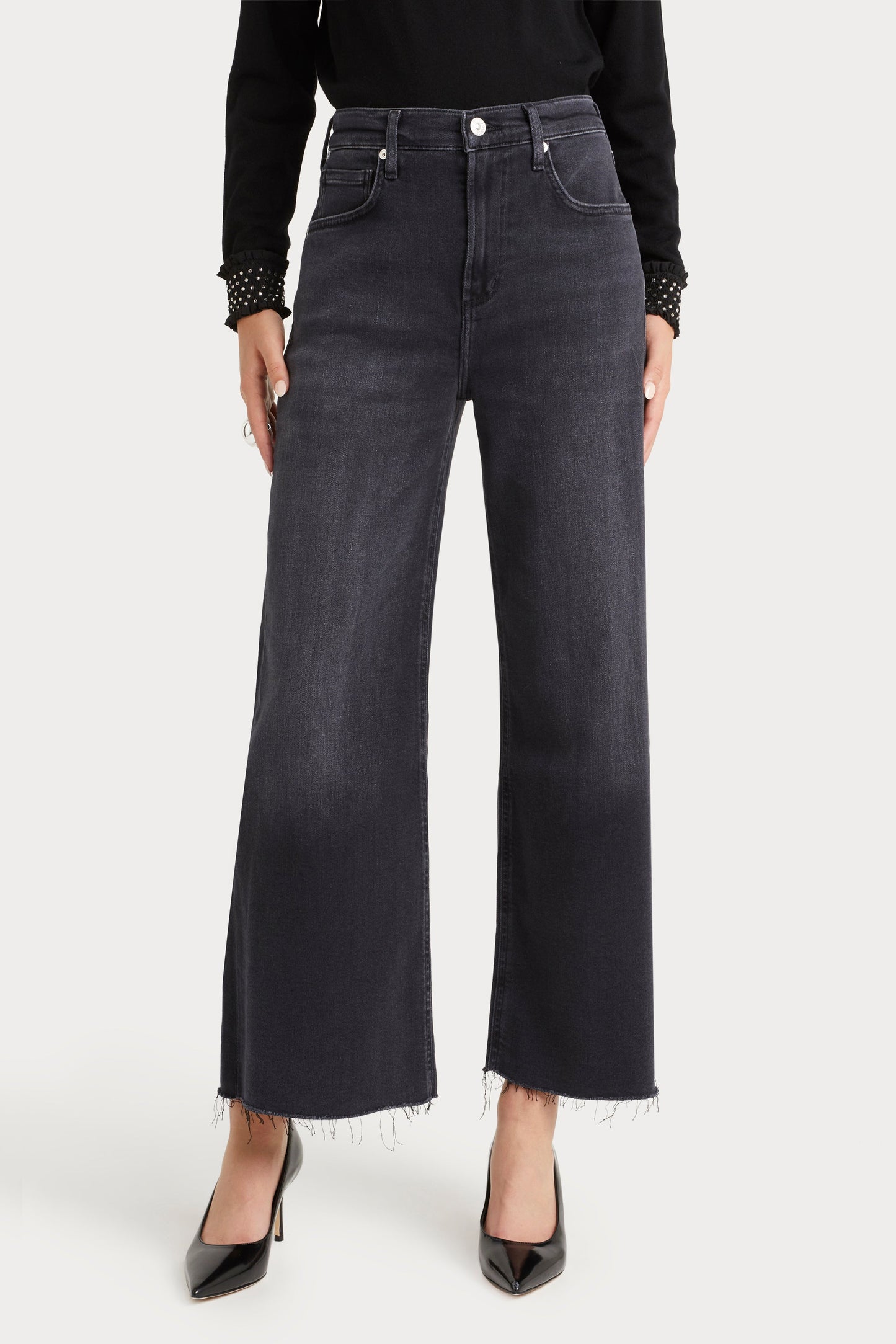 Citizens of Humanity Lyra Crop - Black