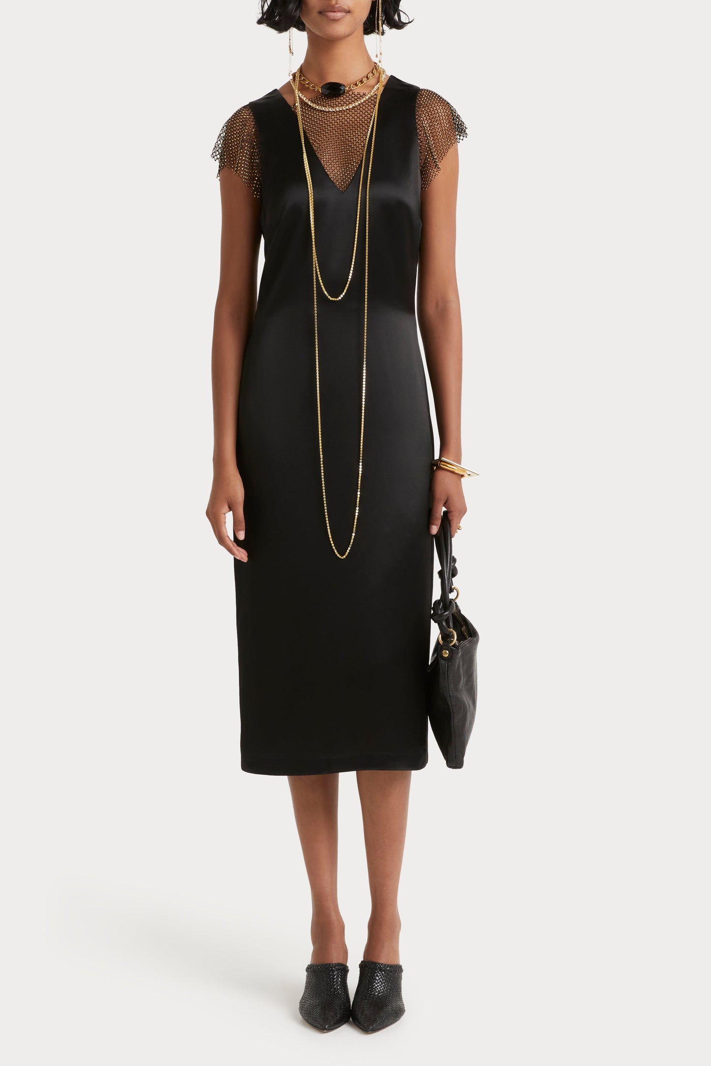 Mimi dress - Black & Gold
